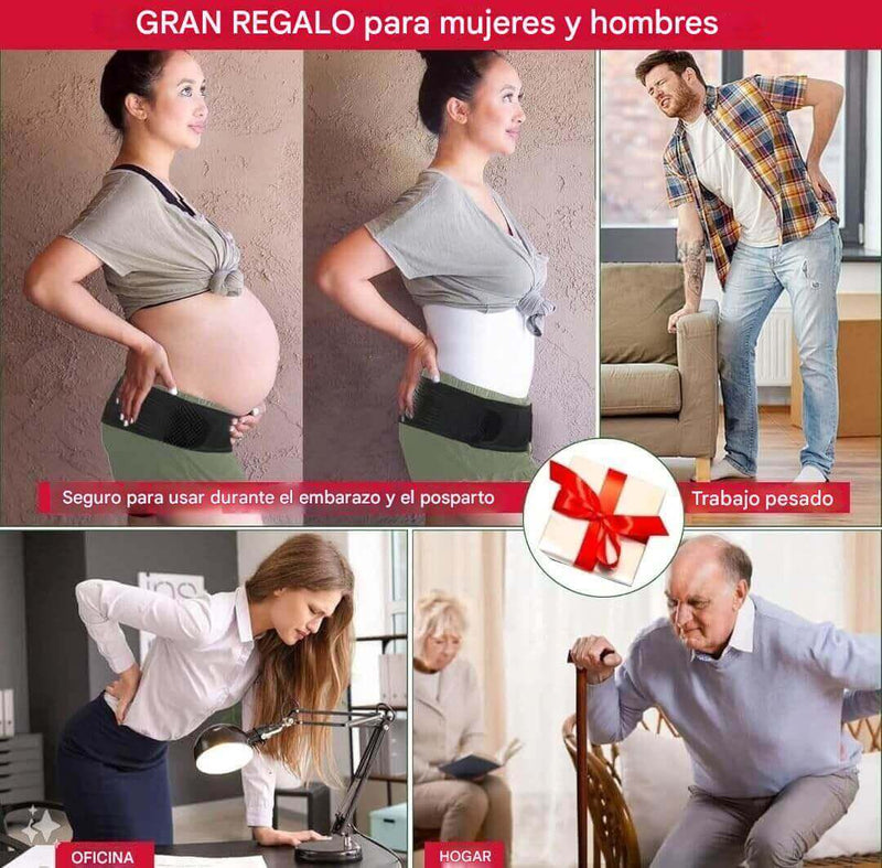Cinturón Sacroilíaco – Alivio Dolor Lumbar, Cadera y Ciática