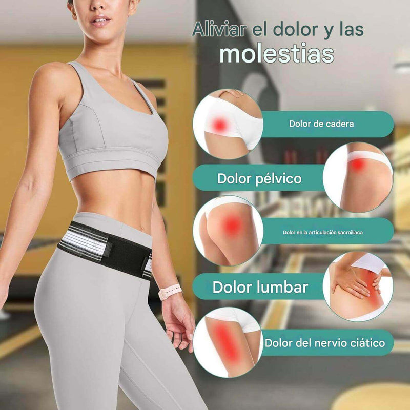 Cinturón Sacroilíaco – Alivio Dolor Lumbar, Cadera y Ciática