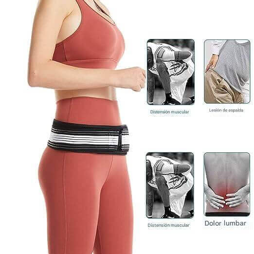 Cinturón Sacroilíaco – Alivio Dolor Lumbar, Cadera y Ciática