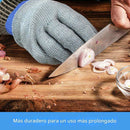 Guante de acero inoxidable resistente al corte