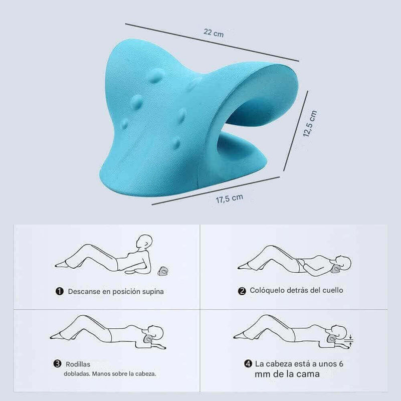 Almohada de Tracción Cervical – Alivio del Dolor de Cuello