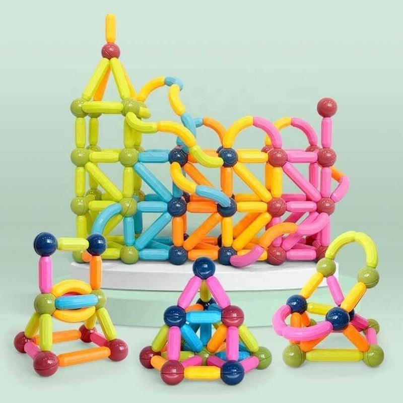 Juguete Educativo Magnético 42 Piezas de Colores