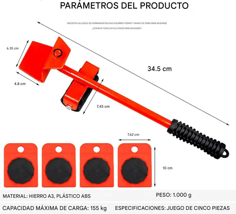 MuebleUp™ – Levantador de Muebles Ergonómico