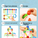 Juguete Educativo Magnético 42 Piezas de Colores