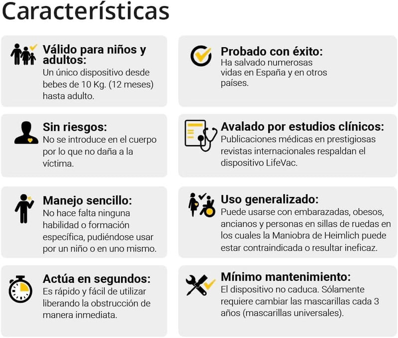 Dispositivo Anti-Atragantamiento LifeSaver™