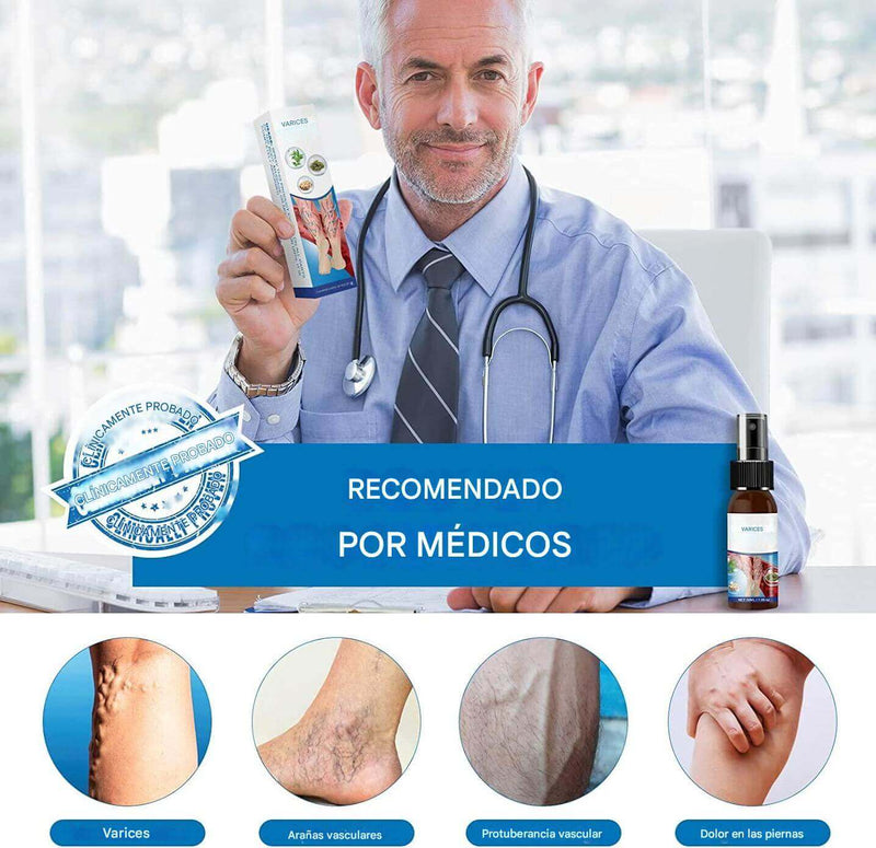 Spray Oveallgo™ para Venas Varicosas – Alivio y Belleza