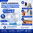 Cinta doble cara extrafuerte nanotech 3M x 3 Cm-Paga 1 Y LLÉVATE 2