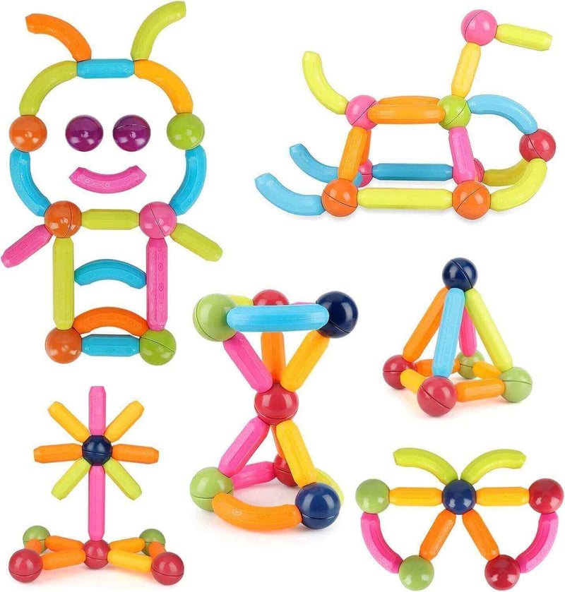 Juguete Educativo Magnético 42 Piezas de Colores