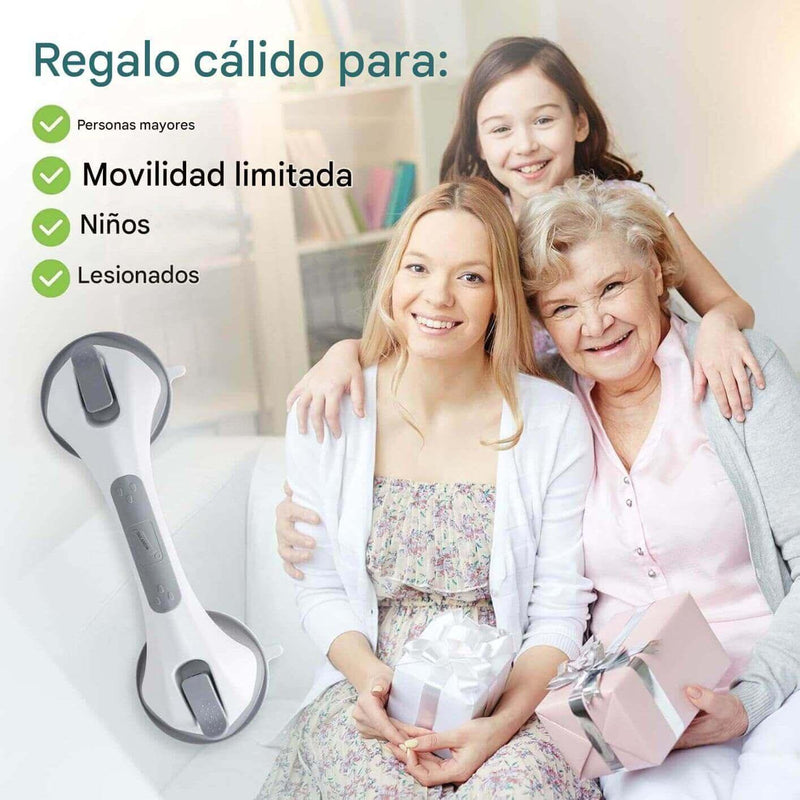 Agarradera de Baño con Ventosa – Seguridad sin Obras