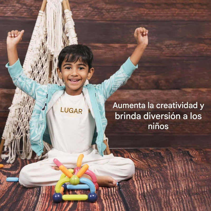 Juguete Educativo Magnético 42 Piezas de Colores