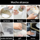 Pack de 5 paños de limpieza de malla de alambre