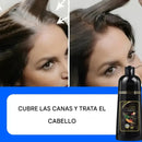 Champú para Canas Negro 3 en 1 – Cobertura Natural