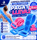Cepillo de Ducha Exfoliante Body™ de Silicona -paga 1 lleva 2