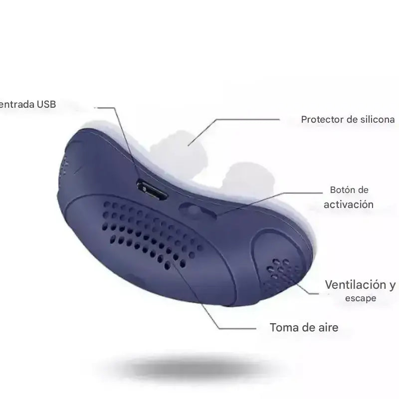 Dispositivo Anti-Ronco con Tecnología de Vórtice Doble