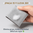 Pack de 5 paños de limpieza de malla de alambre