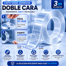 Cinta doble cara extrafuerte nanotech 3M x 3 Cm-Paga 1 Y LLÉVATE 2