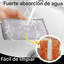 Pack de 5 paños de limpieza de malla de alambre