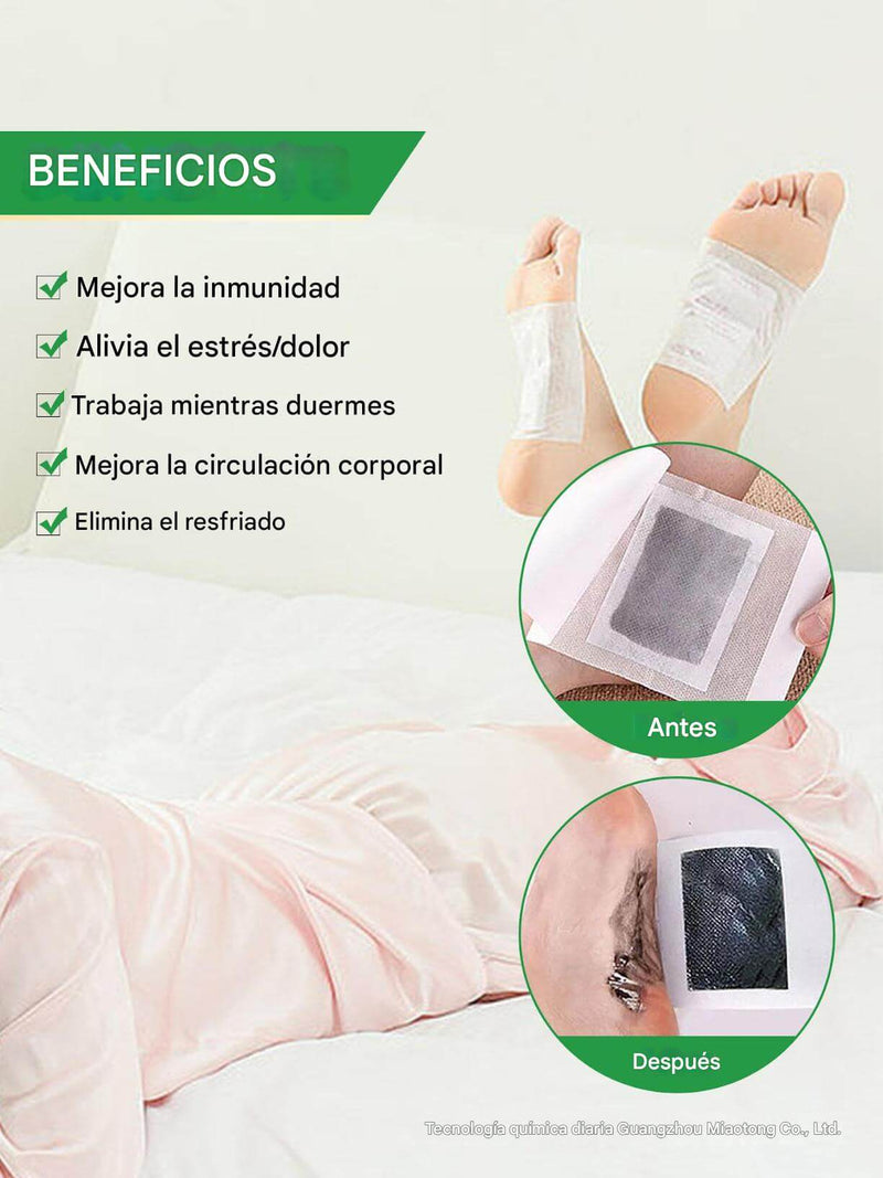 Parches desintoxicantes de pies