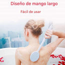 Cepillo de Baño de Silicona Doble Cara con Mango Largo