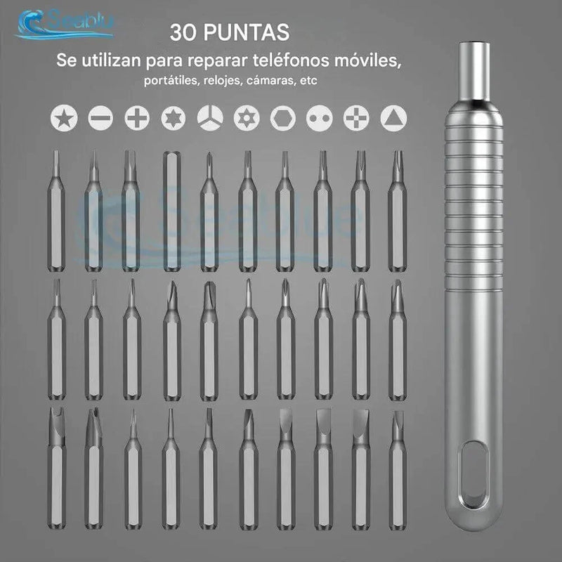 Juego de Destornilladores de Alta Precisión 51 en 1