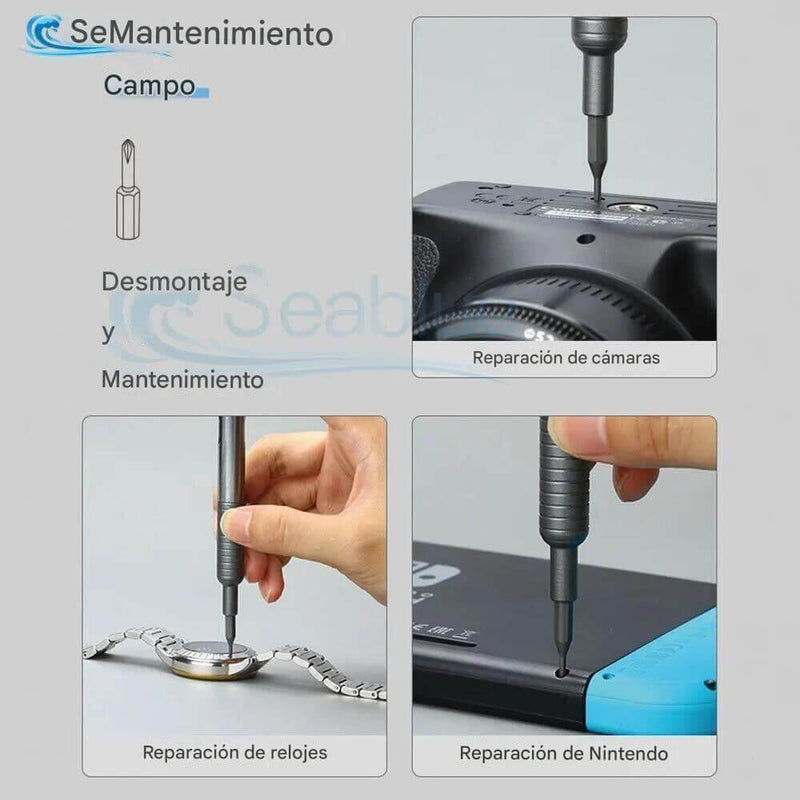Juego de Destornilladores de Alta Precisión 51 en 1